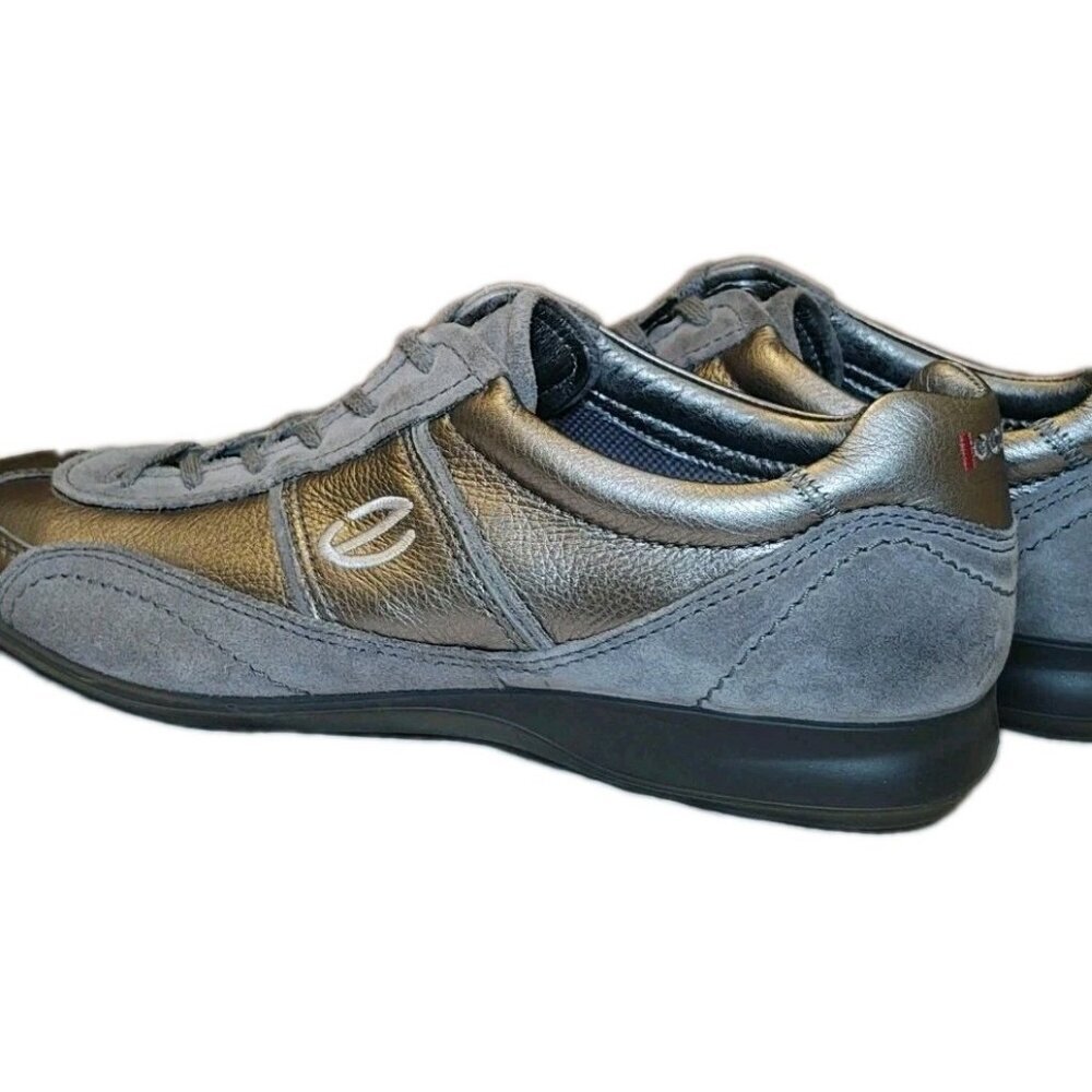 ecco Life Sneaker Buffed Silver/Titanium Life Tie Shoe Women's EU 36 US 6 - Picture 10 of 16